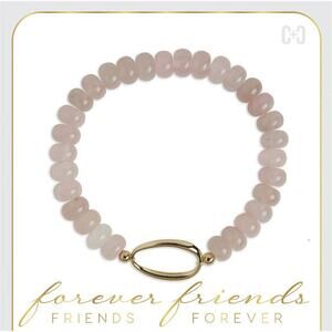 Forever Friends Stretch Bracelet Blush